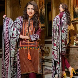 Reeva Linen Embroidered Unstitched Suit 2A